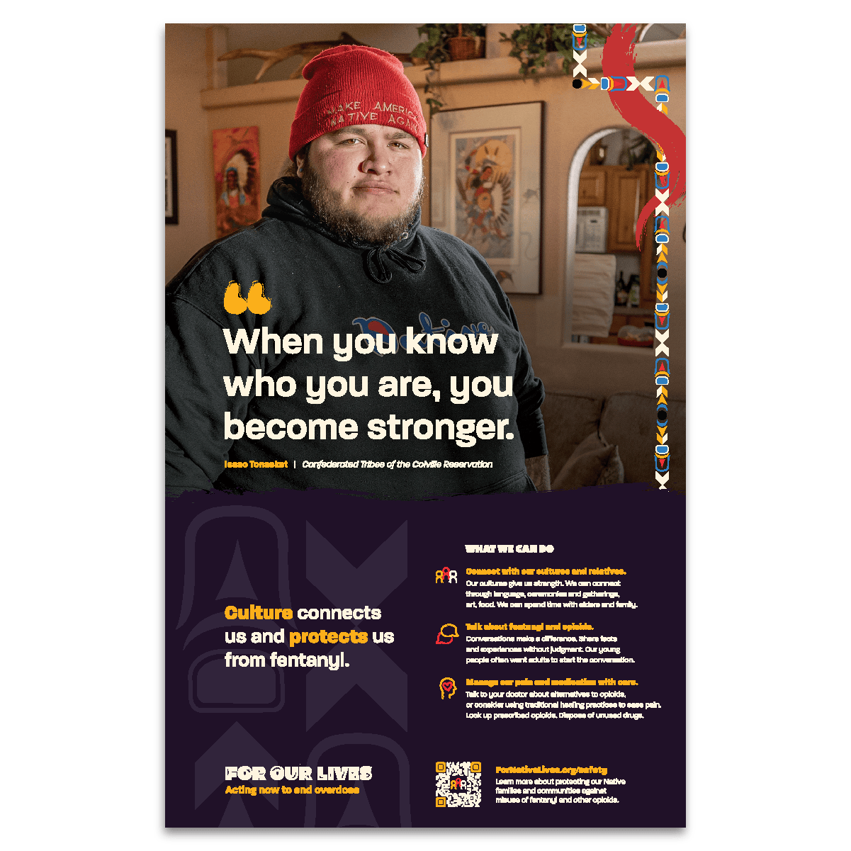 For Our Lives Prevention Culture Poster